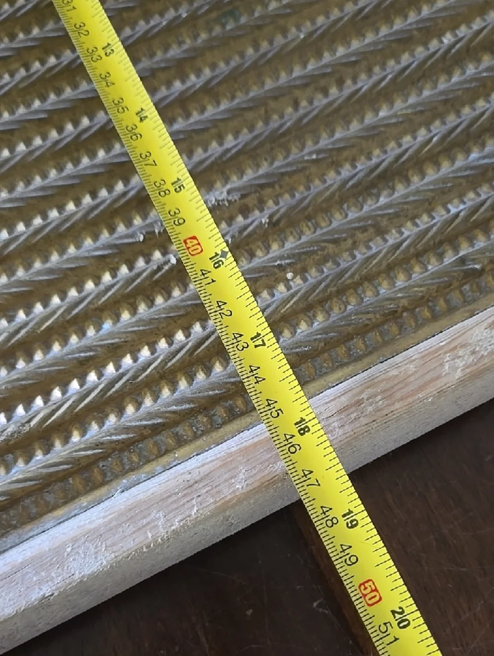 Vintage Wards Standard Quality Brass Washboard Antique Farmhouse Decor Home